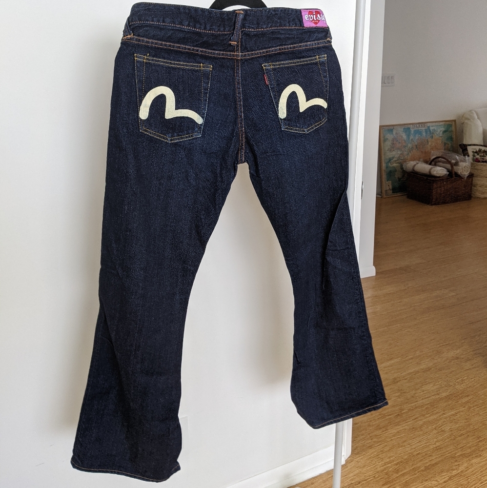 Evisu Donna Selvage Denim Jeans Women 30 x 32